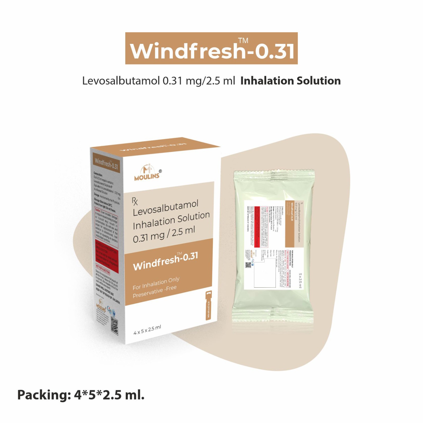 WINDFRESH-0.31 RESPULES 4*5*2.5ML